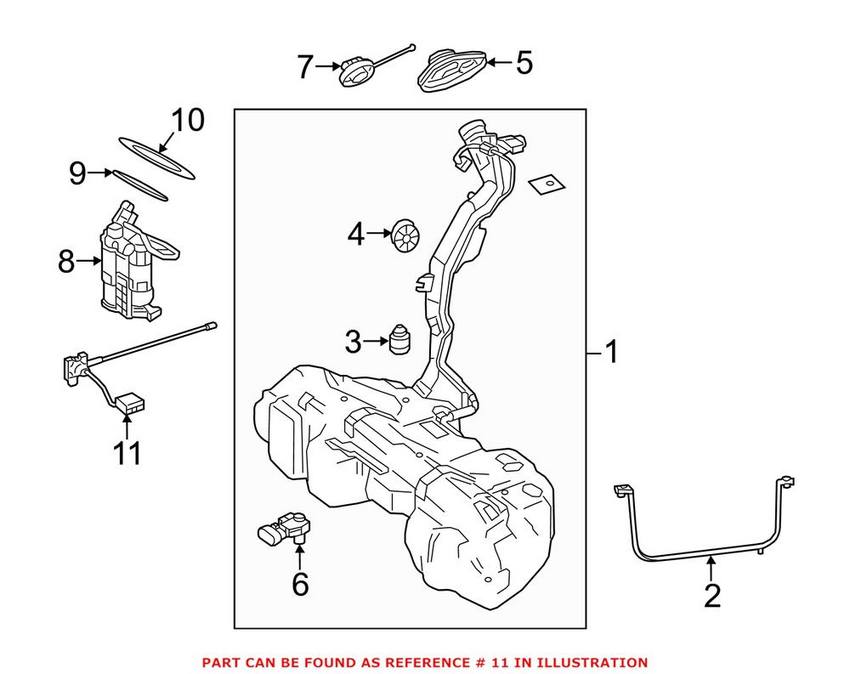 Mercedes Fuel Tank Sending Unit 2055400017